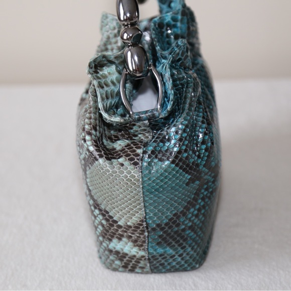 Rare! Authentic Glazed Lady Dior Christian Dior genuine Python bag - Picture 8 of 10